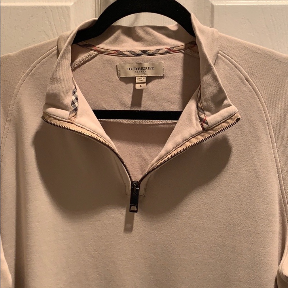 Men's Burberry Quarter-zip pullover